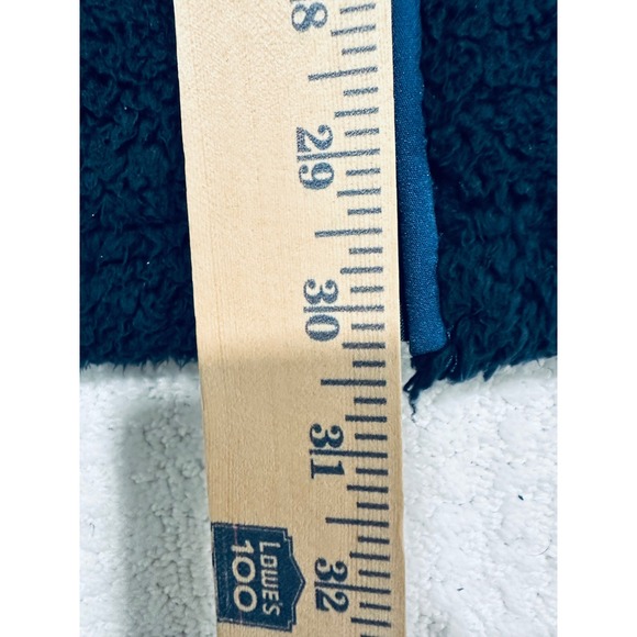 The North Face Mens XXL Sherpa Fleece Jacket Slate Blue Full Zip Mo - Picture 7 of 8